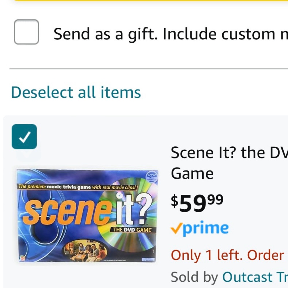 Original Scene It Movie Boardgame with CD